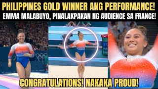 AMAZING CHAMPION pang GOLD ang PERFORMANCE ni Emma Malabuyo sa Womens Gymnastic sa PARIS OLYMPICS [upl. by Barcellona]