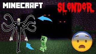 FÉLELMETES SLENDERMAN A Minecraftban  Slender Mod [upl. by Sakovich]