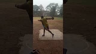 Discus  throw  technique  training  shortsfeed  viral  trending  power  throw  Olympics [upl. by Anavoj634]