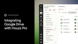 Integrating Google Drive with Houzz Pro [upl. by Noedig]