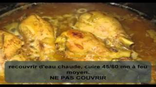 TAGINE ZITOUN ALGERIEN POULET AUX OLIVES httpwwwlecouscousmarocaincom [upl. by Adon]