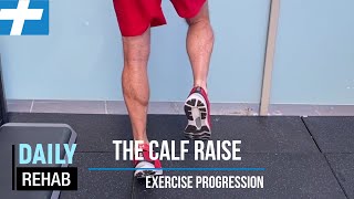 The Calf Raise  Exercise Progression  Tim Keeley  Physio REHAB [upl. by Tallula]