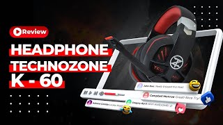 Techno Zone K 60 Gaming Headphone  New Version [upl. by Eremihc]