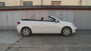 Essai Volkswagen Golf cabriolet 16 TDi 105 Carat 2011 [upl. by Tammany]