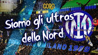 Neroazzurri di Milano siamo il vanto  Coro Curva Nord Inter CON TESTO [upl. by Harrie]