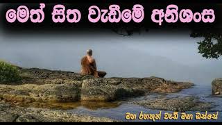 මෙත් සිත වැඩීමේ අනිශංසMaha Rahathun Wedi Maga Osse [upl. by Zilevi]