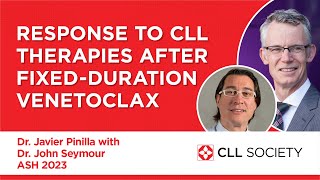 Response to CLL Therapies After FixedDuration Venetoclax  ASH 2023 Dr John Seymour [upl. by Yniffit]