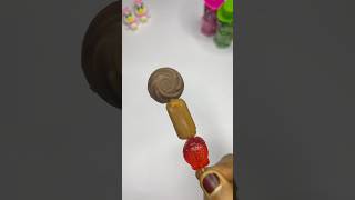 Strawberry 🍓 Jelly With Eclairs Chocolate Popsicle shotrs youtubeshort shortsvideoviral [upl. by Anneres659]