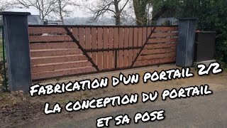 Comment fabriquer un portail coulissant 22  Fabrication du portail et son installation portail [upl. by Sikko790]