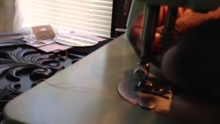 Vintage Singer 347 Sewing Machine How To Thread Part 2 [upl. by Madlen274]