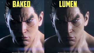 How to apply UE5 Lumen on Tekken 8  Lumen vs Baked Lighting [upl. by Eisaj]