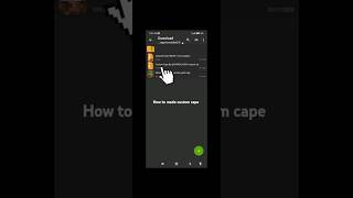 How to made custom cape for Minecraft pocket edition minecraft [upl. by Olzsal]