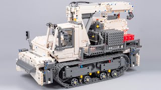 I made a TRACKED CARRIER with the LEGO Set 42100 Liebherr R9800 [upl. by Gregor]