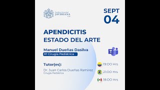 APENDICITIS ESTADO DEL ARTE  CIRUPED JAVERIANA [upl. by Ameh380]