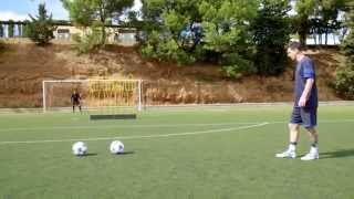 Lionel Messi Amazing Freekick Goal in Training  HD [upl. by Elac]