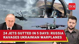 Russian Fury Rains On Ukrainian Su25s Jets New Military System Kills 3 Warplanes Guidance Radar [upl. by Atsed]