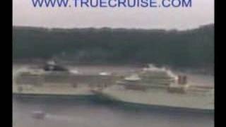 Cruise ships collision in Dubrovnik Croatia [upl. by Irama]