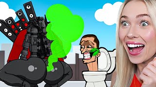 FUNNIEST Skibidi Toilet CARTOONS with the MOST VIEWS Skibidi Animations fan made [upl. by Ondrej]