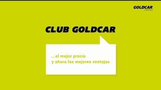 Club Goldcar Saca partido a tu alquiler de coches [upl. by Sirac]