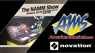 Novation Circuit Mono Station  AMS at NAMM 2018 [upl. by Grimbal]