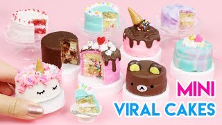 How to Make Mini Cakes  PopularViral Edition 100 Edible [upl. by Neelahtak200]