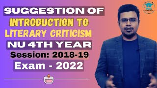 Suggestion of Introduction to Literary Criticism Exam 2022 NU Fourth Year [upl. by Merilyn367]