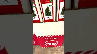 DTF Dollar Tree has a variety of Christmas trees to choose fromdollartreechristmas christmastrees [upl. by Nnorahs213]