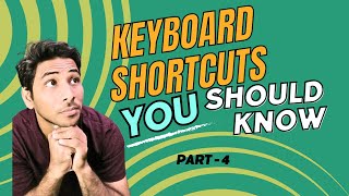 Essential Keyboard Shortcuts to Boost Your Productivity  Windows Key Shortcuts  Hindi Tutorial [upl. by Torrlow]