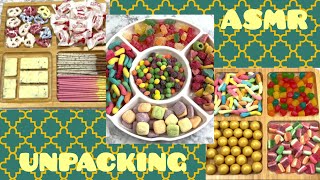 ASMR unpacking interesting sweetsfilling platter with nice chocolates 😍🥳😋🤩 [upl. by Aydni]