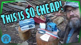 Cheapest chainsaw on amazon Unboxing review  Garwinner 5820G [upl. by Aholah696]