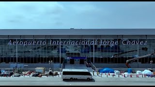 Dron recorre y muestra la nueva terminal Aeropuerto Jorge Chavez en Lima con 95 avances en obras [upl. by Ayekram29]