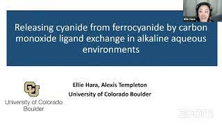 Releasing Cyanide from ferrocyanide in aqueous alkaline systems  Ellie Hara [upl. by Ydde]