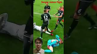 Sergio ramos fight viralshorts shorts football footballshorts fighting worldcup messi fifa [upl. by Aisiram]