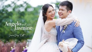 Angelo Patrimonio and Jasmine Maierhofer  BATANGAS On Site Wedding Film by Nice Print Photography [upl. by Eno529]