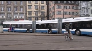 Trolleybus Doppelgelenkbus quotlighTram 3quot der Firma Hess  Autos Motorrad CTL4world [upl. by Teragramyram286]