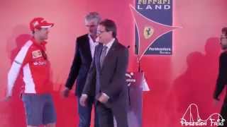 Ferrariland PortAventura  Evento Primera Piedra  Novedad 2016 [upl. by Bruis]