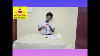 RAJA VIGESH  GRADE 6B  BRING FROM HOME – PAPER ROCKET  ACHARIYA VILLIANUR [upl. by Nylauqcaj]