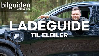 LADEGUIDE FOR ELBILER 2022 Find den billigste ladeløsning  bilguiden [upl. by Notlim763]