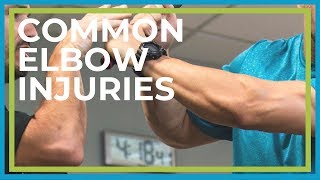 Common Elbow Injuries  Tennis Elbow Golfers Elbow Tendonitis Elbow Fractures [upl. by Ephrayim724]