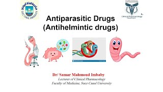 Antiparasitic Drugs Antihelmintic drugs [upl. by Notlek]