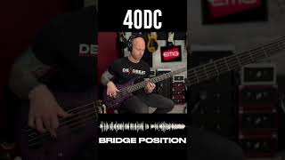 EMG 40DC vs 40DCX Bridge Position [upl. by Nap]