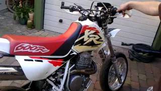 Honda XR 600 r Supermoto Soundcheck [upl. by Lupien]