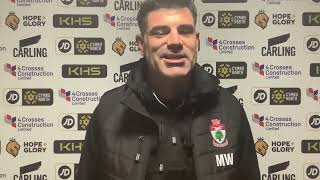 Manager interview  CPD Bae Colwyn vs Flint Mountain  1st November 2024 [upl. by Bove]