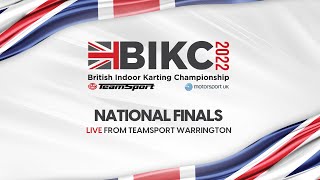 Watch Live  British Indoor Karting Championship  National Finals  Day 1 [upl. by Ender]