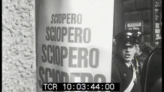 Sciopero alla Rinascente  Milano 23 dicembre 1968 [upl. by Eijneb227]