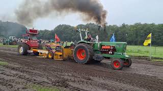 IHF Panningen 2024 Deutz 06er V8 Motor Trecker Trekker Oldtimer Trecker Treck  Pulling beim HMT [upl. by Anaela]