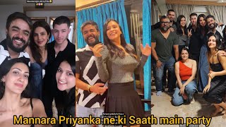 Mannara Chopra or Priyanka Chopra ne ki party last night mannarachopra [upl. by Dupuis]