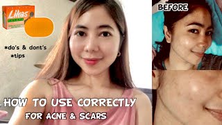 HOW TO USE LIKAS PAPAYA SOAP CORRECTLY  FOR ACNE amp SCARS [upl. by Adyol]