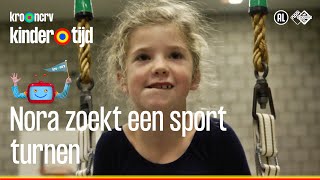 Turnen  Nora zoekt een sport Kindertijd KRONCRV [upl. by Nostets]