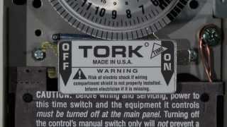 Tork 1101 24 Hour Timer Switch Wiring for 120 Volts [upl. by Giguere]